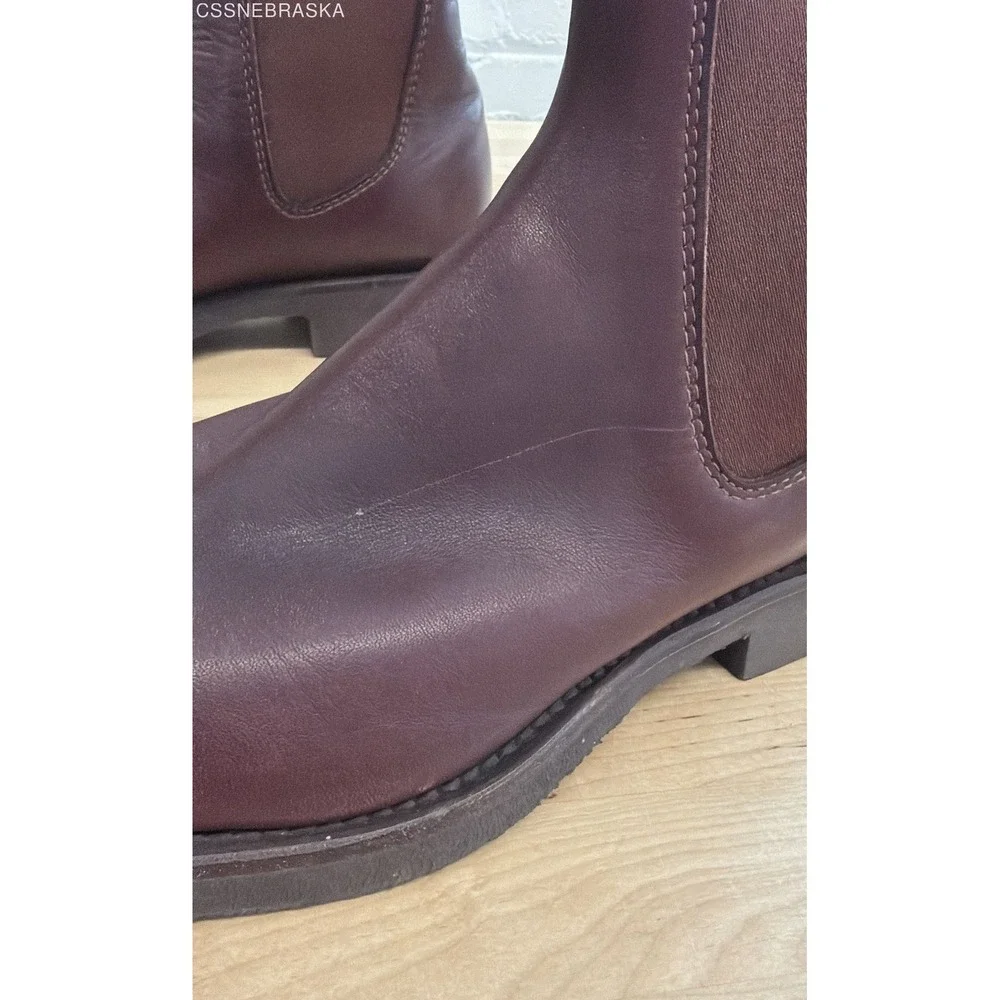 R.M. Williams Gardener Chestnut Leather Chelsea Boots Men's Size AU 7G US 8